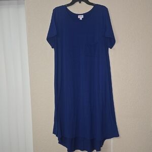 LulaRoe Elegant Blue Women's Dress